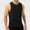 Black, variant on WAVSUF Summer Solid Color Tank Tops for Men Bodybuilding Sleeveles Vest Pullover Light Blue Size 2XL