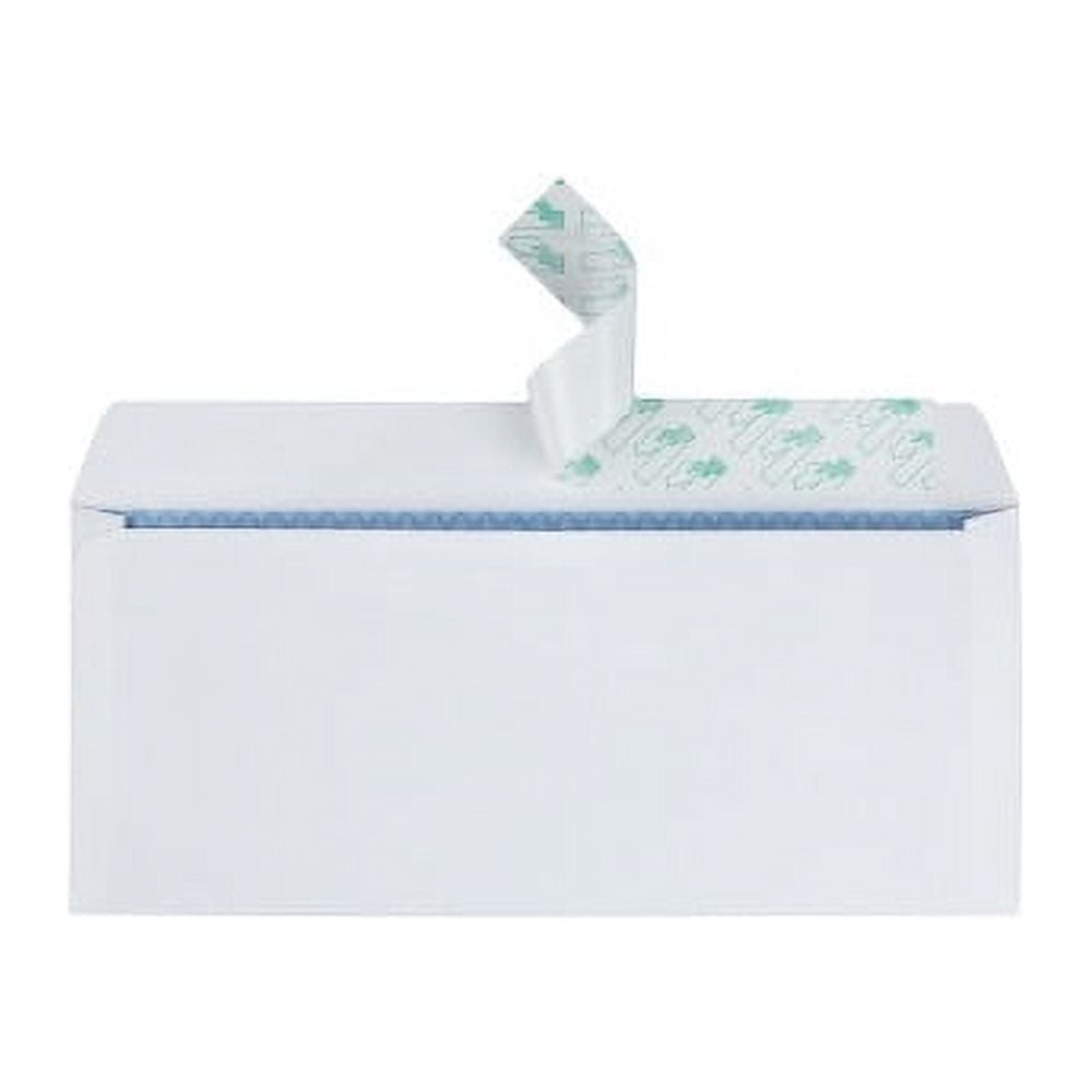 Redi Strip Security Tinted Envelope, #10, 4 1/8 x 9 1/2, White, 500/Box