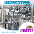 thumbnail image 2 of Uxcell Directional Pipe Flow Arrow Adhesive Tape 2"x65' Pipe Identification Marking Labels White/Purple, 2 of 6