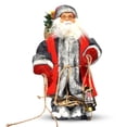 thumbnail image 3 of Bewildely 11in Regalo de Año Nuevo Muñeco de Papá Noel Decoraciones para el hogar Regalos Navidad Juguetes para niños Adornos Feliz Navidad Kits de decoración para fiestas No.01 Bewildely HA008536-01B, 3 of 6