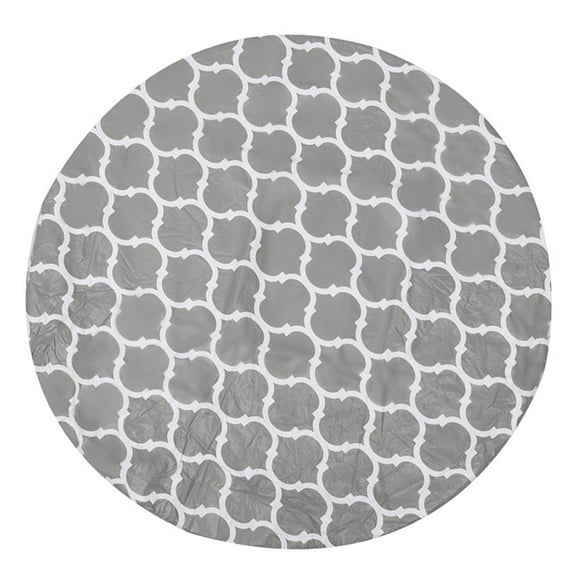 Cubierta De Mesa De Franela, Protector De Escritorio De Pvc Antiviento, Artesanía Flexible Al Tacto, Fácil De Instalar, Mantel Con Borde Elástico Impreso N.° 13 Methold HA028455-02