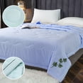 thumbnail image 5 of AZXY Chinese Mugwort Summer Quilt, Queen Size Lightweight Air Conditioner Quilt, Breathable Insect Repellent Bedspread for Bedroom Travel Use, 5 of 7