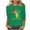 A01-Green, variant on ZVAVZ Plus Size Blouse for Women Fashion,Ladies Black History Tees 3/4 Sleeve Scoop Neck Blouse Fashion Black Girl Graphic T-Shirts Clearance Sales Today Pink 3XL