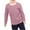 02-Pink, variant on Dezsed Kids Crewneck Sweatshirt Long Sleeve Cotton Crewneck Shirt Tops Girls Boys Loose Plain Tunic Cute Blouse 1-2 Years Dark Blue
