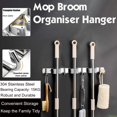 thumbnail image 1 of kurtrusly Corrosion-resistant Wall Mounted Organizer For Kitchen Excellent Bearing Capacity Broom Holder Mop, 1 of 5