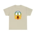 thumbnail image 2 of Scream emoji graphic t shirt smiley face t shirt Unisex Heavy Cotton Tee, 2 of 8