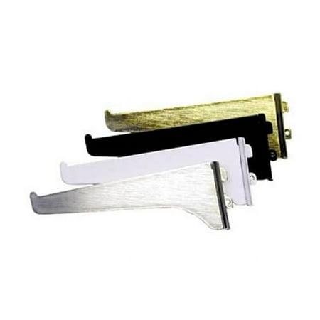 

Knape & Vogt KV0180 ANO 04 4 in. Regular Duty Shelf Bracket - Anochrome