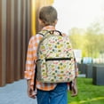 thumbnail image 6 of Rateoe Medical Icons Pattern Durable Student Backpack Laptop Bag- Ergonomic Design, Waterproof Twill Fabric - Ideal for School, Travel, and Outdoor Activities, 6 of 6