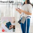 thumbnail image 4 of ELEHOLD RFID Blocking Passport Holder Wallet Travel Document Organizer with Removable Wrist Strap High-Quality Leather Case for Cards, ID, Passport, Cash  for Men Women,Gray, 4 of 8