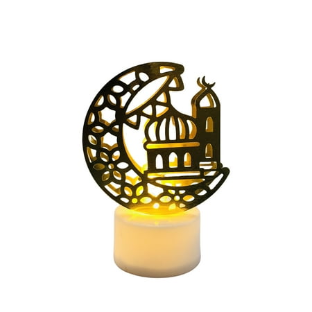 

Firxreer Eid Crafts Night Light - Islamic Moon Lamp | Ramadan Mubarak Lamp Decorations Home Party Bedroom | Eid Ornaments Present for Muslims Ramadan Present Islamic