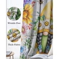 thumbnail image 3 of Sunflowers Kitchen Curtains Spring Flowers Gnomes Hydrangea Daisy Wood Cafe Short Curtains for Bathroom Blackout Window Curtain Grommet Small Window Treatment Drapes for Bedroom Living Room 52"x45"x2, 3 of 9