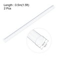 thumbnail image 2 of Unique Bargains 2 Pcs Tuyau Rigide en PVC Transparent 36mm ID x 38mm x 0.5m Tube Rond, 2 of 5