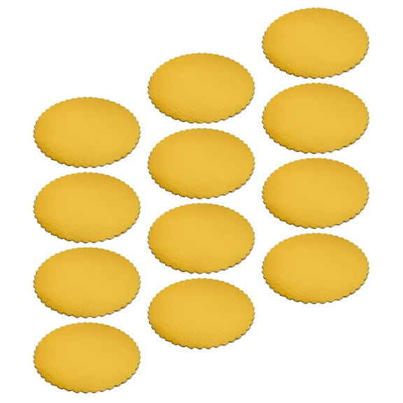 MERRYHAPY Decorative Cake Boards 12 Pieces Round Cake Base for Baking Party Supplies