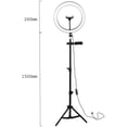 thumbnail image 2 of Professional Desktop Ring Light, Dimmable Desk Makeup Led For Beauty & Skin Rejuvenation Delivery, Universal Phone Holder Compatible With Most Smartphones, 10 Inch Tabletop Ring, 2 of 5