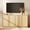 Oak, variant on WAMPAT Modern TV Stand for TVs Up to 70", 2-in-1 Entertainment Center TV Console with 4 Doors and Adjustable Shelf, Wooden Media Console Cabinet for Living Room, Bedroom, Oak