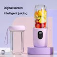 thumbnail image 2 of Portable Electric Juicer USB Rechargeable Digital Display Mini Personal Blender Smoothies Shakes Fruit Juicing Bottle Kitchen Gadgets, 2 of 8