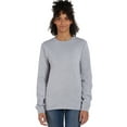thumbnail image 2 of Hanes Essentials Men's Cotton Long Sleeve T-Shirt, Value 4-Pack Light Steel S, 2 of 5