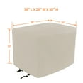thumbnail image 2 of Seamander Waterproof Generator Cover,38"L*28"W*30"H,Tan,Seam sealing tape at back for 100% Waterproof., 2 of 4