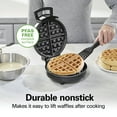 thumbnail image 4 of Hamilton Beach Belgian Waffle Maker with Nonstick Plates, Waffle Iron with Compact Storage, Stainless Steel, 4 of 12