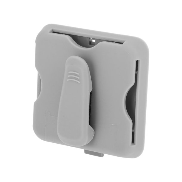 Soporte de Tarjetas para Automóvil, Organizador de Visera del Sol, Clip para Gafas y Tickets, Soporte de Tarjetas ABS Negro