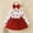 Red, variant on Piuwrlz Mesh Dress Sets for Schoolgirl Skirt and Long Sleeved Sweatershirt Set Bow-knot Printed Skirts Suits Red Size 18 Months