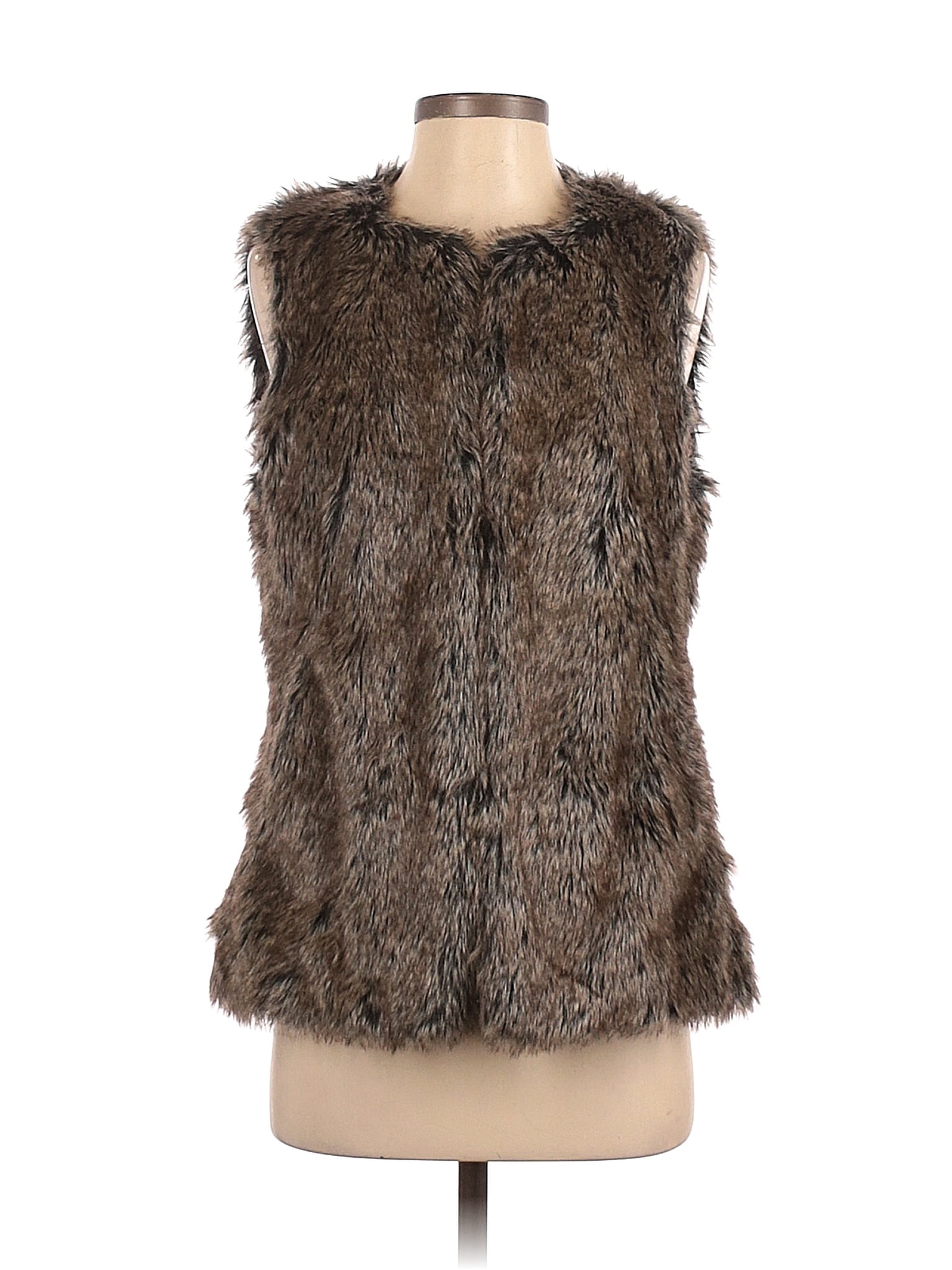 Faux Fur Vest - Walmart 
