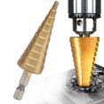 thumbnail image 1 of Filfeel Step Drill Bit, Drilling Tools Multi‑Purpose Step Drill Bit For Industrial Supplies, 1 of 8