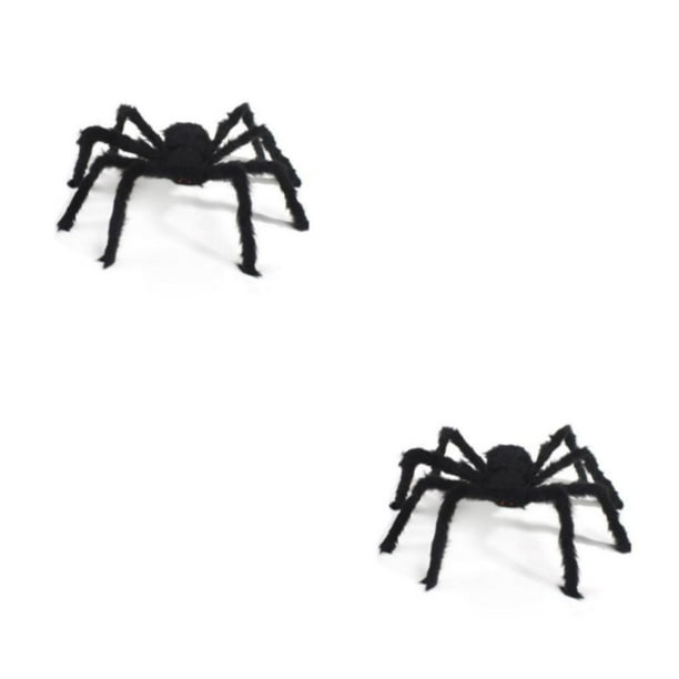 Accesorio de felpa Billuyoard araña ABS decoración Halloween 125cm 2piezas