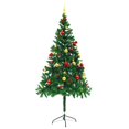 thumbnail image 5 of vidaXL Artificial Christmas Tree with Baubles and LEDs Green 70.9", 321500, 5 of 5
