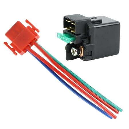 Starter Relay Solenoid + Plug For Honda CBR 600 954 1000 CB CMX250 CRF250X CX500R VF RVT ST VFR VT