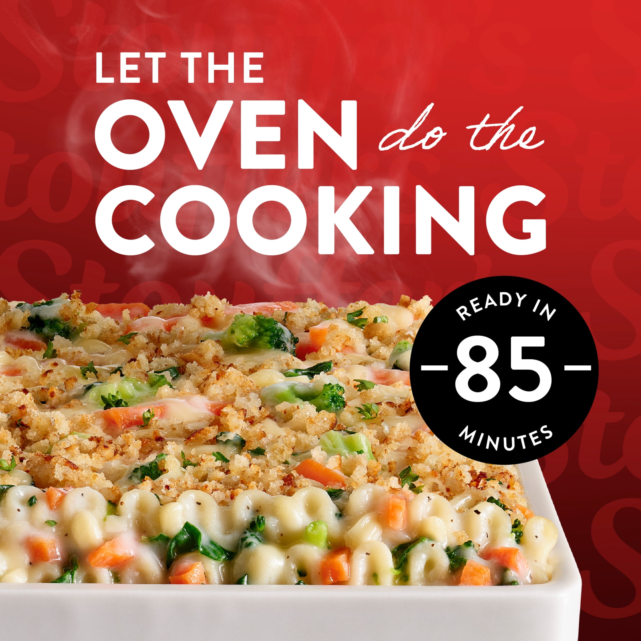 Stouffer’s Vegetable Lasagna, Family Size Lasagna, Easy Frozen Dinners 37.5 oz