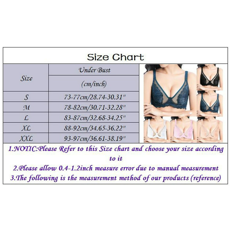 PEASKJP Lace Bra for Women Full Coverage Underwire Lifting Lace Bra for  Heavy Breast, Beige M 