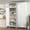 White-90" H-SH, variant on Polup 90" Height Modern Metal Pantry Storage Cabinet with Doors and Adjustable Shelves White for Living Room Kitchen and Home
