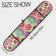 thumbnail image 3 of Yayeee Double Oven Mitt Kitchen Heat Resistant Baking 35" x7" Quilted Glove, Colorful Doughnut Pattern, 3 of 6