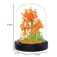 thumbnail image 3 of HI-REEKE Flower Micro Mini Building Block Set Chrysanthemum Bouquet Bonsai Plastic Toy Multicolor, 3 of 7