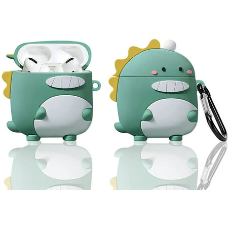 For(Green Dinosaur) For Airpods, Airpods 2 Cover Soft Silicone, 3D Cute  Cartoon Animal Character Kawaii Fashion Cover Funny Protective, Anime  Design with Keychain For Kids Teens Boys Girls | Walmart Canada