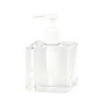 thumbnail image 2 of Pump Bottle Dispenser, Clear Hand Soap Dispenser, Square Plastic Lotion Dispenser Empty Lotion Pump Bottle for Essential Oil Soap Lotion Shampoo Bathroom Travel, 250ml (8.5oz), 2 of 4