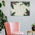 thumbnail image 3 of Fenyluxe Holly Berry Leaves Canvas Wall Decor for Bedroom Kitchen | Fashion Art Prints | Ready To Hang Room Home Decor 16x12in, 3 of 6