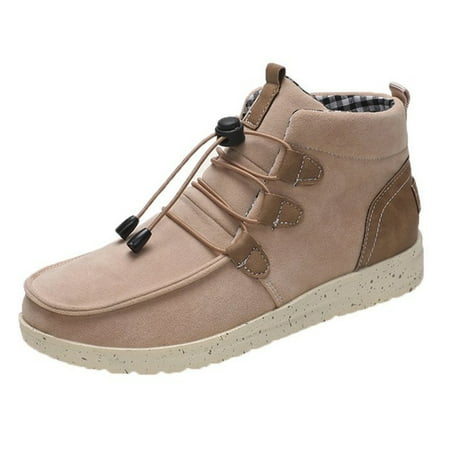 

Ladies Walking Shoes Snow Boots Soft and Lightweight Boots for Outdoor Garden Rainy Snowy Days 39 Creamy-white