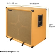 Sound Town 4 x 10“ 800W Bass Cabinet w/Horn, 8-ohm, 50oz Magnet, 3” Voice Coil, Birch Plywood, Orange Tolex (BGC410OR)
