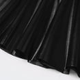 thumbnail image 6 of vastwit Kids Girls Shiny Metallic High Waist Pleated Skirt Athletic Jazz Hip Hop Dance Skater Skort Black M, 6 of 7