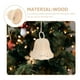 thumbnail image 5 of EeaseMX Adorno decorativo de ratán con forma de campana, colgante DIY para fiesta de Navidad, accesorio para fotos, 5 of 7
