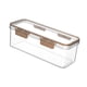 thumbnail image 1 of Contenedor para almacenar pasta, rectangular, hermético, apilable y transparente. L, 1 of 9