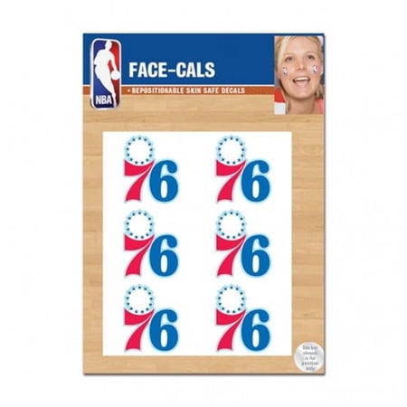 NBA Philadelphia 76ers Tattoo Face Cals