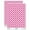 Hot Pink, variant on Gift Tag Shape Solid 200+ Round Stickers - Hot Pink - Matte Finish - 0.50" Size