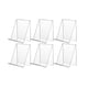 thumbnail image 1 of Paquete de 6 acrílicos D, pantalla acrílica transparente D, transparente H para mostrar imágenes, joyería, 1 of 4