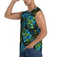 thumbnail image 3 of Lsque Play Game Print Men's Cotton Blend Sleeveless Muscle Shirts (S-3XL)- Moisture Wicking, Odor Protection, UPF 30+,3X-Large, 3 of 8