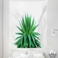thumbnail image 1 of Plant Tapestry, Medicinal Aloe Vera with Vibrant Colors Indigenous Species Alternative Natural Remedy, Fabric Wall Hanging Decor for Bedroom Living Room Dorm, 5 Sizes, Fern Green, by Ambesonne, 1 of 1