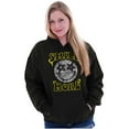 thumbnail image 3 of Smile More Happy Face Star Eyes Hoodie Sweatshirt Women Men Brisco Brands S, 3 of 6