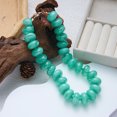 thumbnail image 5 of NICKSUN Vibrant Dopamine Color Resin Beaded Choker Necklace, Smooth Flat Round Disc Collarbone Statement Necklace, Minimalist Summer Vacation Stackable Jewelry, 5 of 7